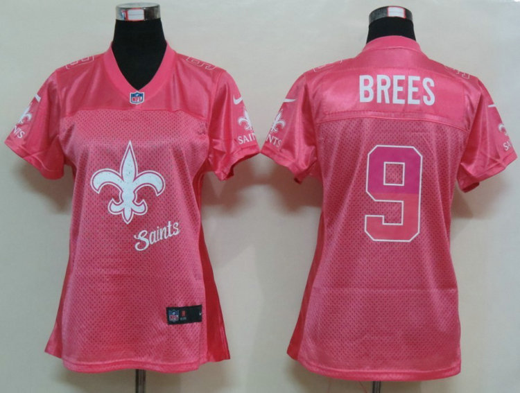 Nike NFL New Orleans Saints #9 Brees Women Jersey - Click Image to Close